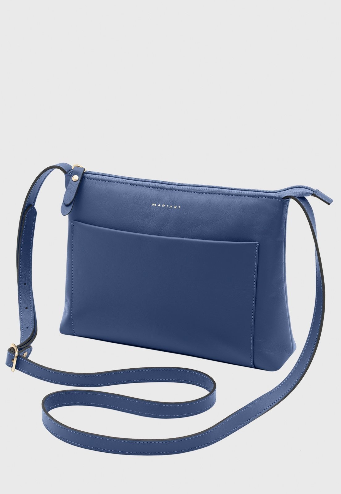 Imagem principal Bolsa Transversal de Couro Mariart Tacacá Canindé Mariart azul