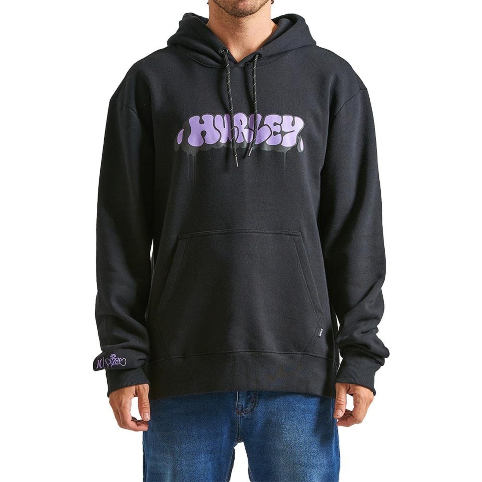 Imagem principal Moletom Hurley Canguru Bomb WT24 Masculino hurley preto