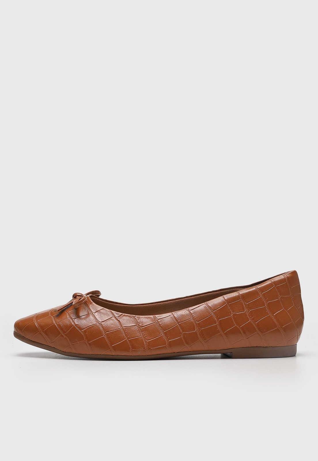 Imagem principal Sapatilha Feminina cê Croco Laço BEBECÊ marrom