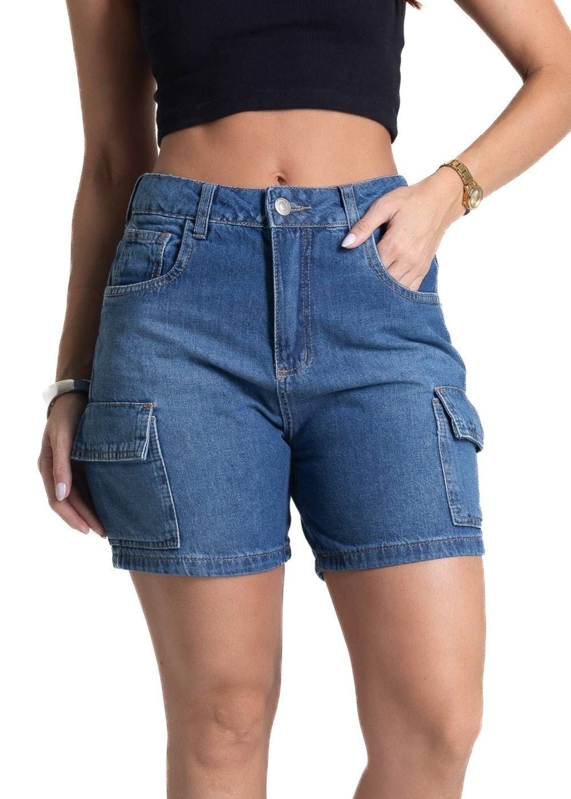 Imagem principal Shorts Jeans Sawary - 281792 Sawary azul
