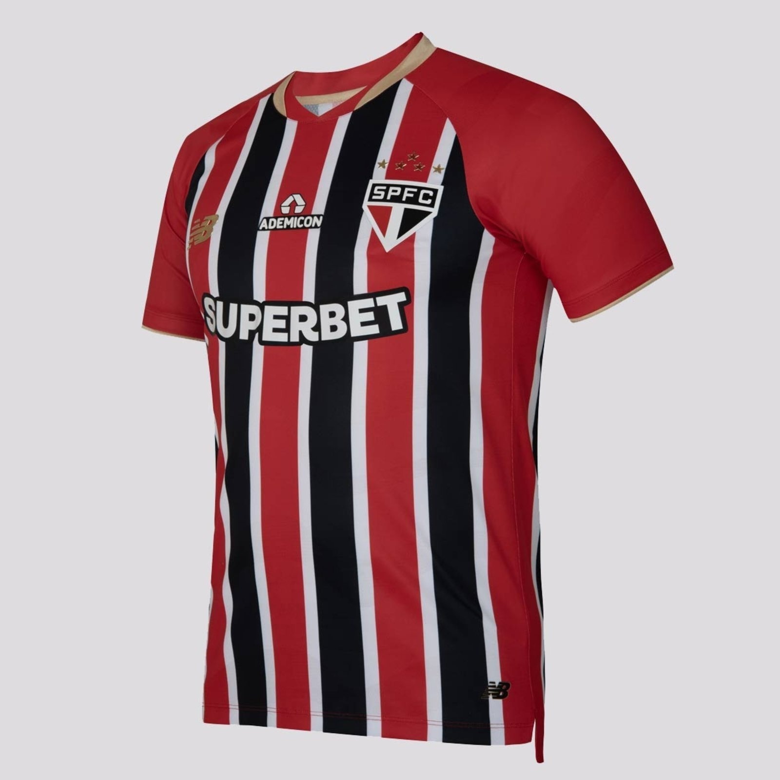 Imagem principal Camisa New Balance São Paulo II 2025 Jogador New Balance vermelho