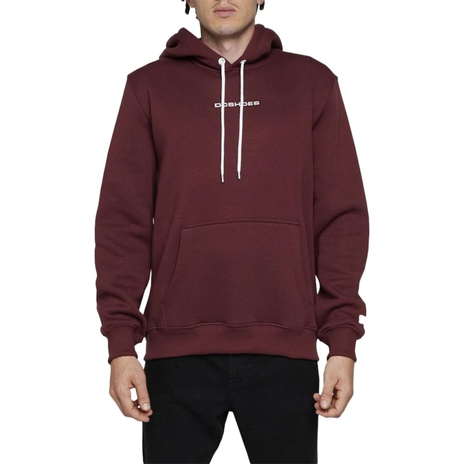 Imagem principal Moletom DC Shoes Canguru Baseline 305G WT24 Bordô DC Shoes vermelho