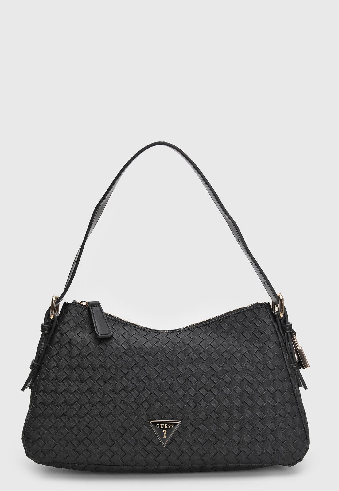 Imagem principal Bolsa Feminina Guess Grande Textura Trançada Preta Guess preto