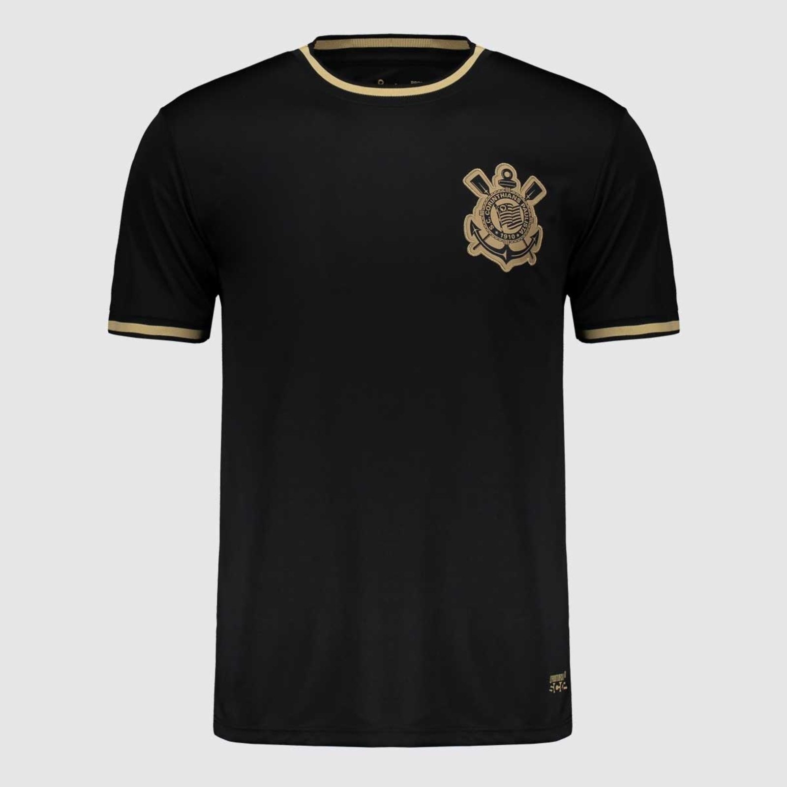 Imagem principal Camisa Corinthians Classic Preta e Dourada Coimbra preto