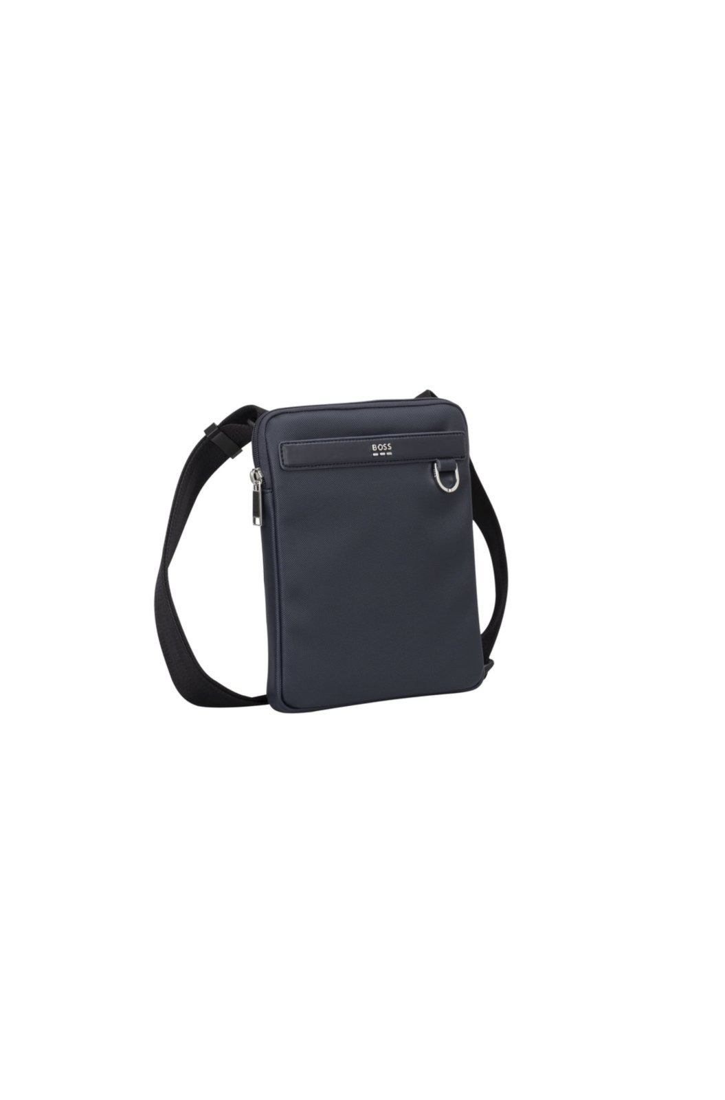 Imagem principal Bolsa Repórter Com Acabamentos Lisos E Estruturados Boss azul