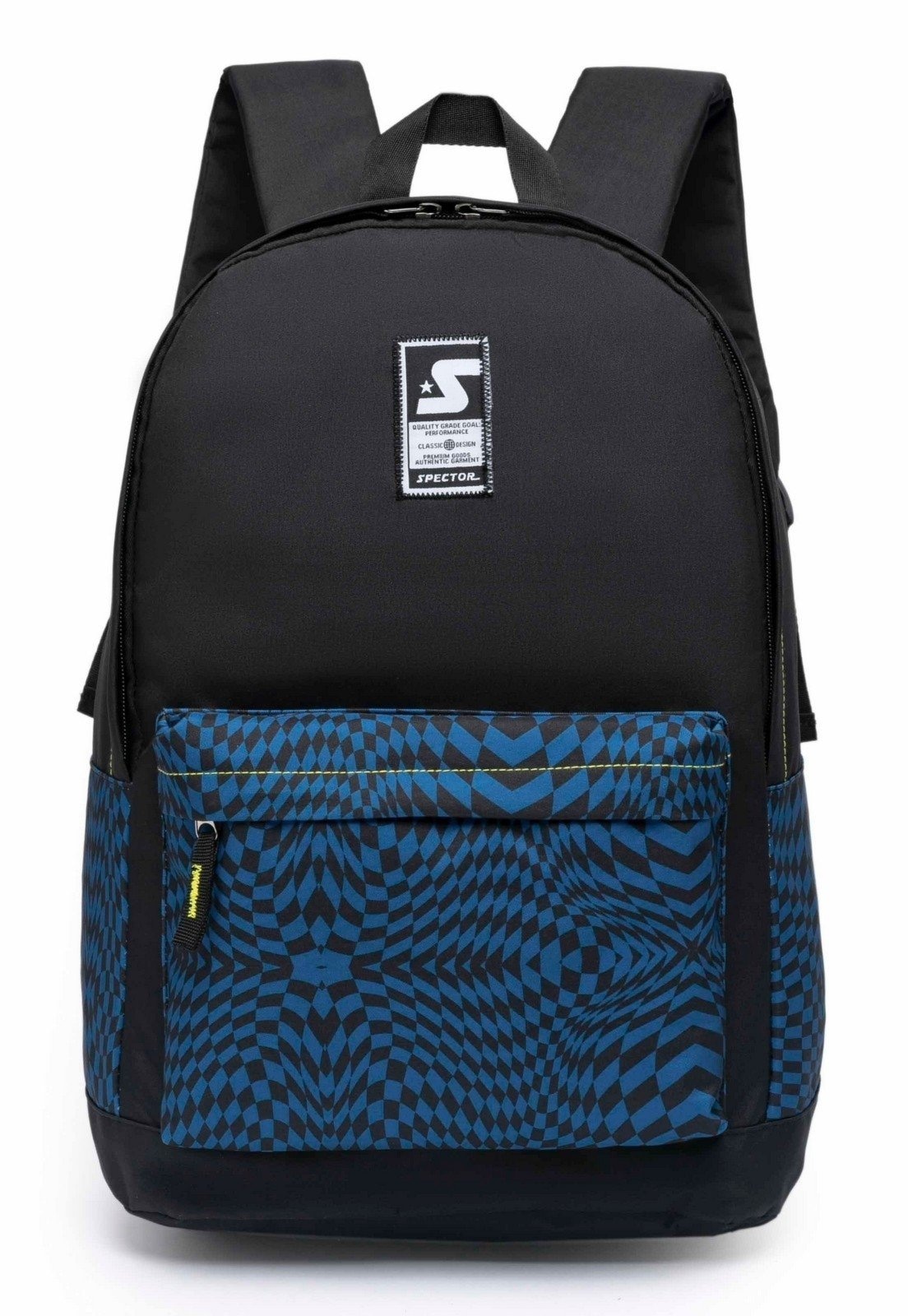 Imagem principal Infantil - Mochila Bolsa Spector Escolar Masculina Espaçosa Reforçada Passeio Casual Spector preto