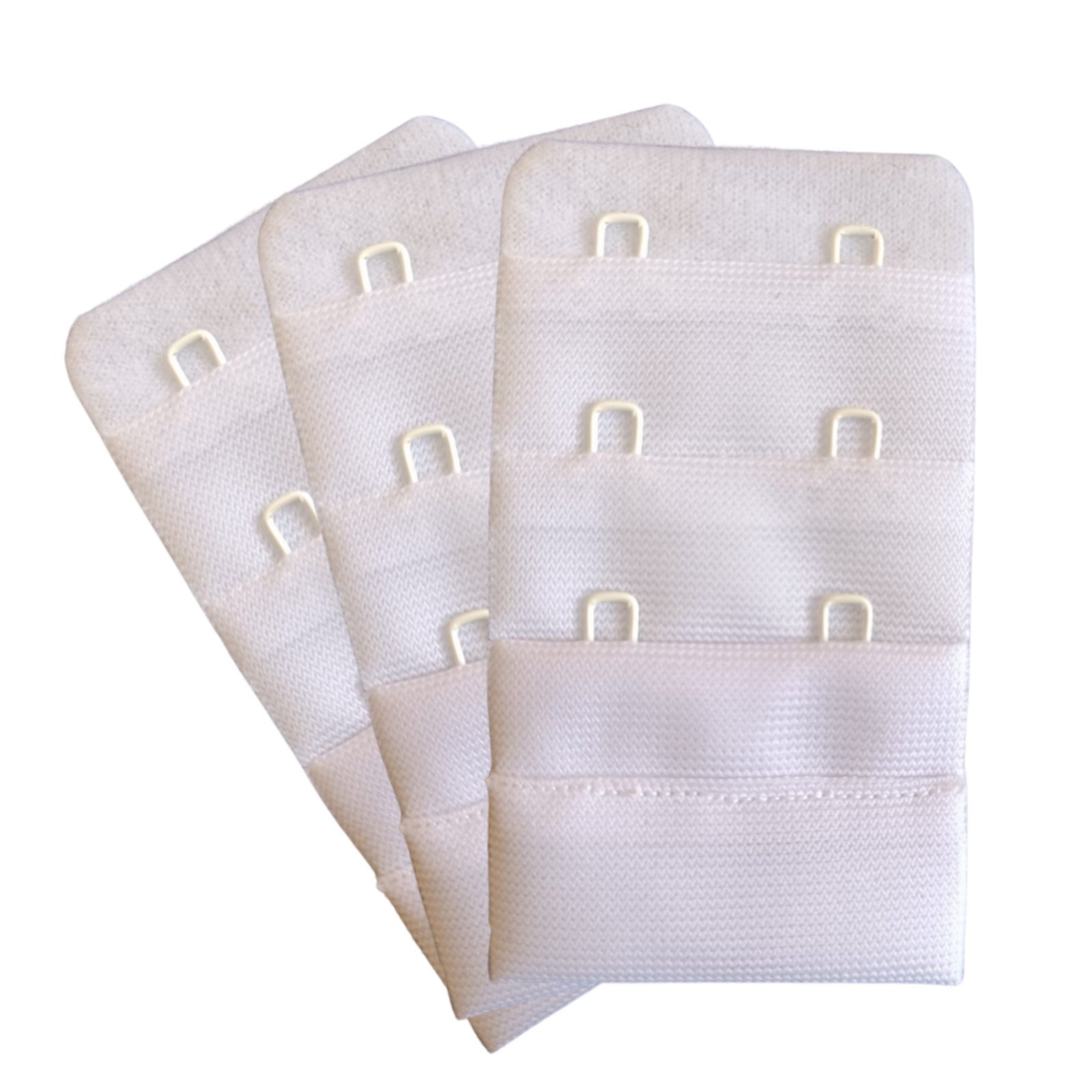 Imagem principal Kit 03 extensor de sutiã largura 4CM prolongador de sutiã colchete para aumentar sutiã Doce Encanto branco