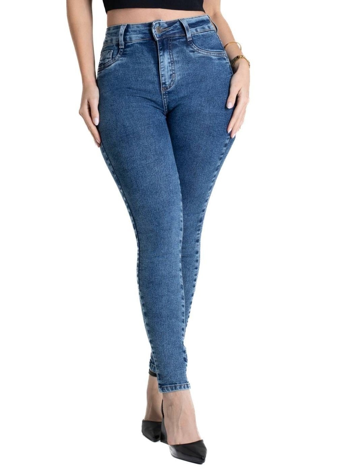 Imagem principal Calça Jeans Sawary Cigarrete - 280703 Sawary azul