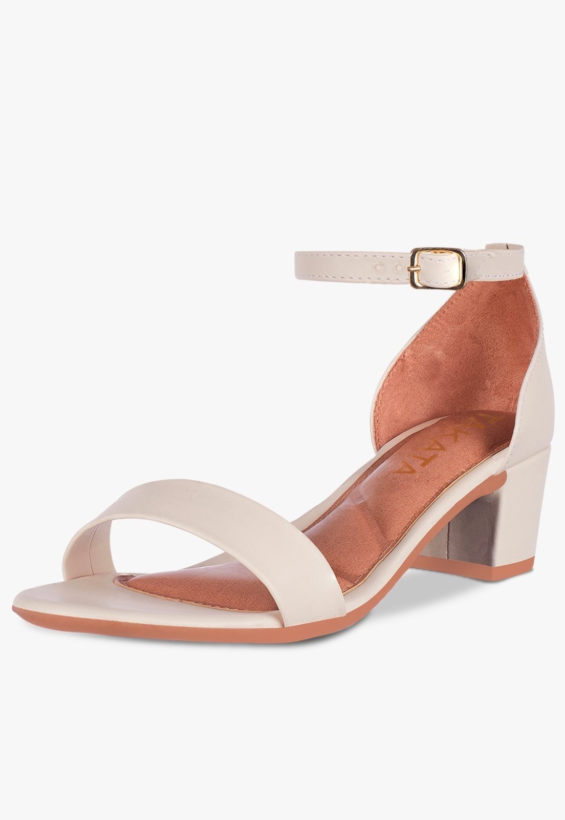 Imagem principal Sandalia Feminina Salto Grosso Bloco Tratorada Offwhite TAKATA BY RAFAEL TAKATA off-white offwhite