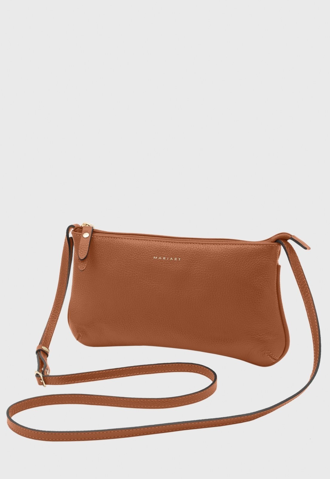 Imagem principal Bolsa Transversal de Couro Mariart Caipirinha Camel Mariart caramelo