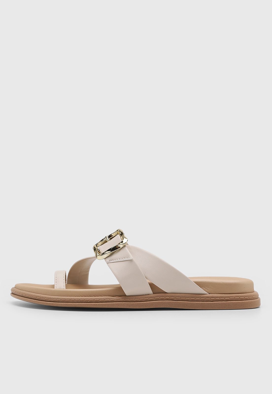 Imagem principal Rasteira Feminina Beira Rio Tira Cruzada Off-White BEIRA RIO off-white white