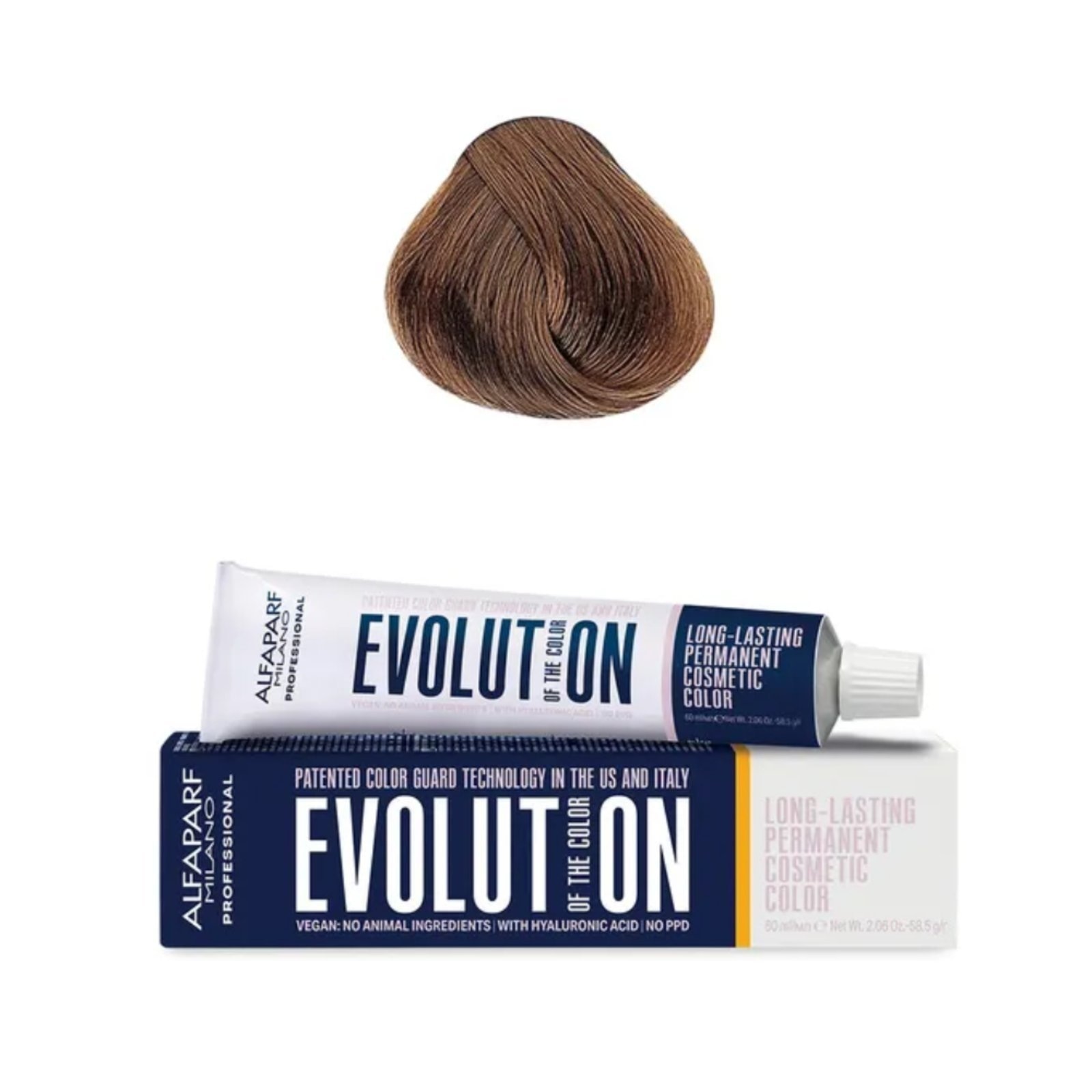 Imagem principal Coloração Alfaparf Milano Evolution Of The Color 8.3 Louro Claro Dourado Alfaparf incolor