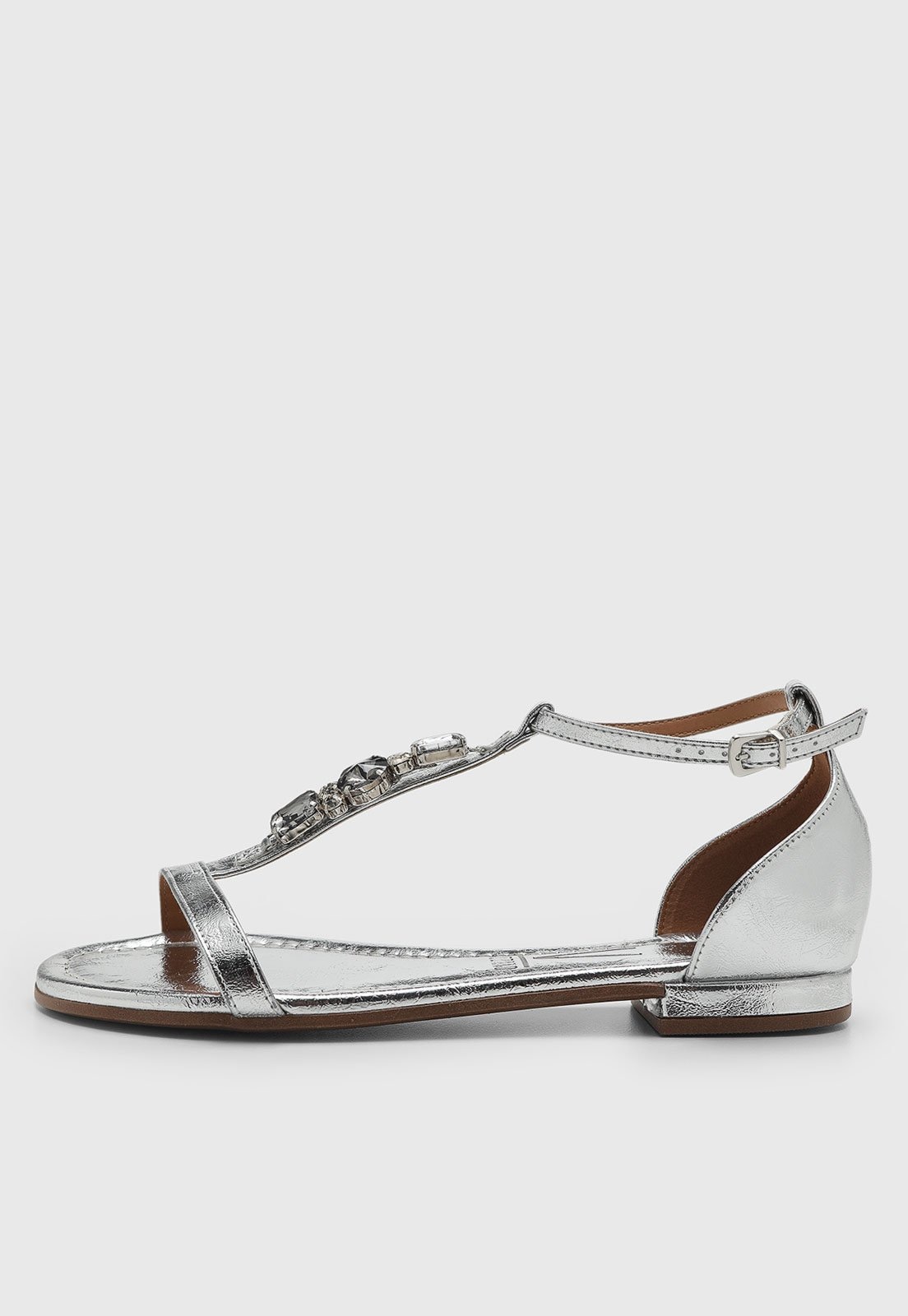 Imagem principal Rasteira Feminina Vizzano Fechada Pedrarias VIZZANO prata