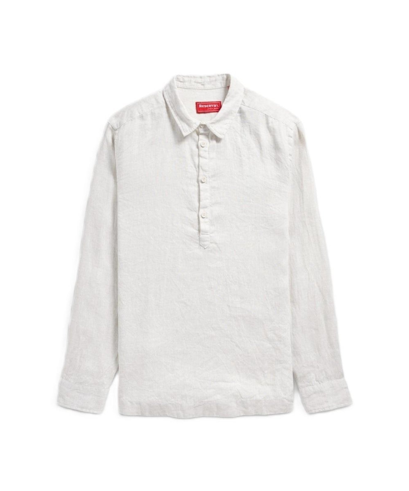 Imagem principal Bata Manga Longa Cambraia Puro Linho Reserva off-white