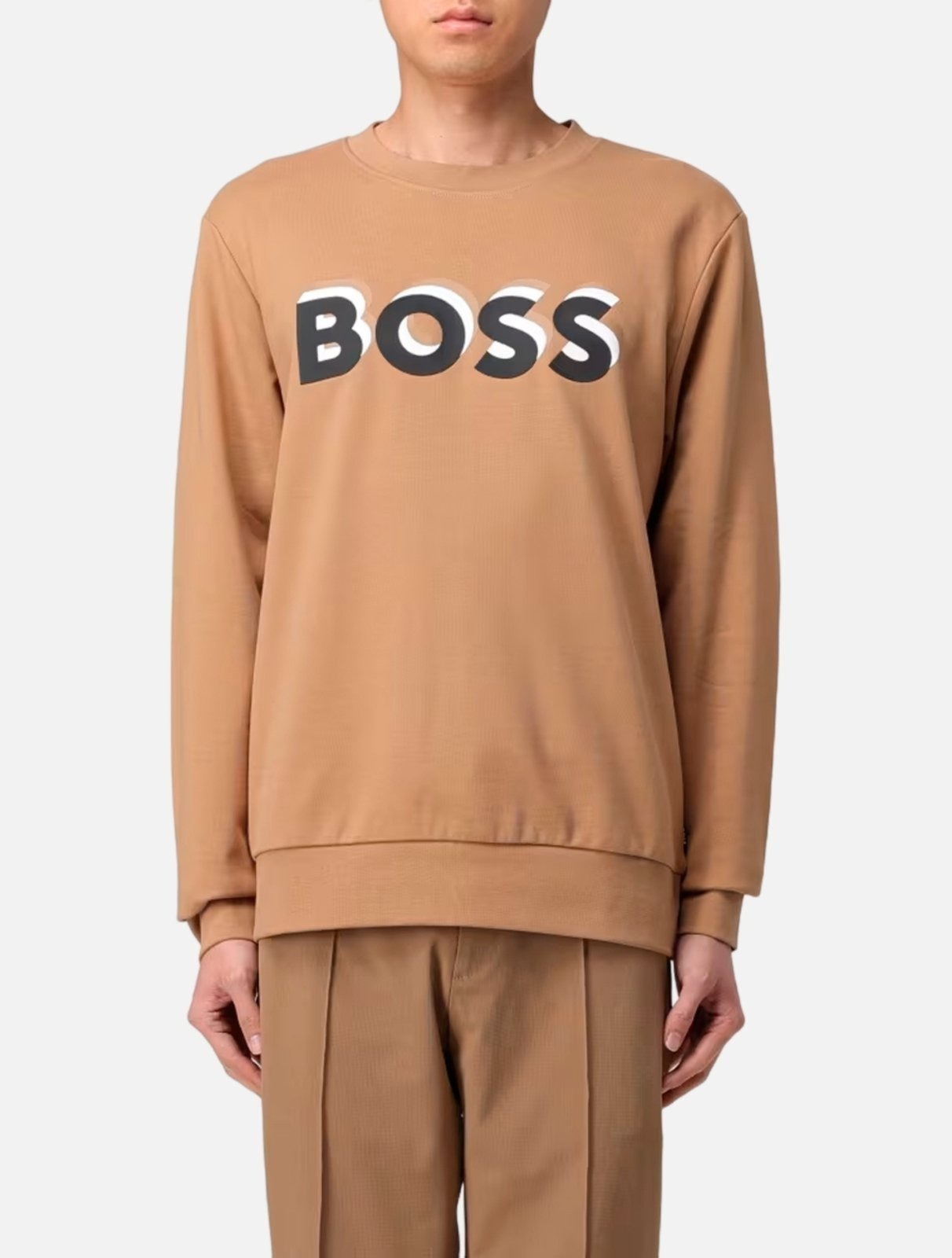 Imagem principal Blusa Hugo Boss Moletom Soleri 07 Hugo Boss bege