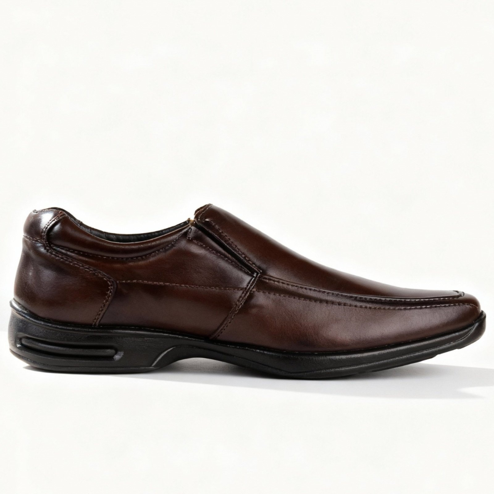 Imagem principal Sapato Social Masculino Loafer Sapatofran Ortopédico Antistress Casual Café Sapatofran marrom