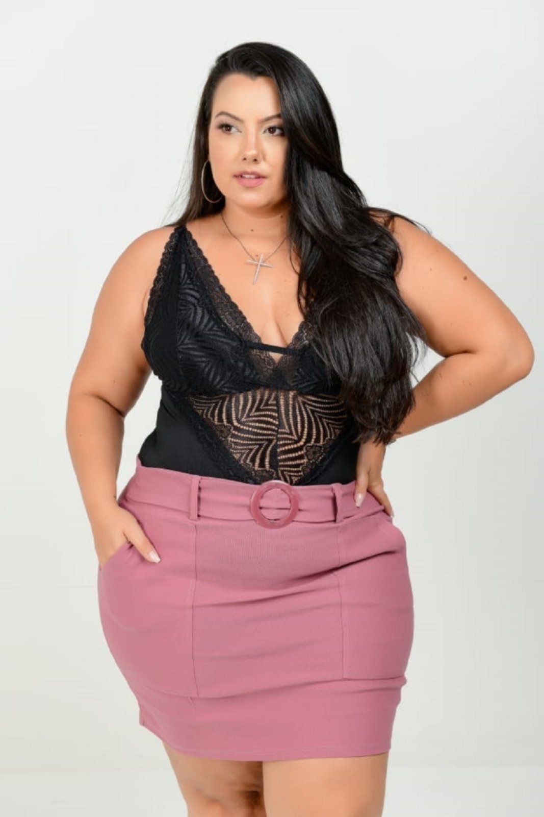 Imagem principal Body Plus Size Summer Body Renda Summer Body preto
