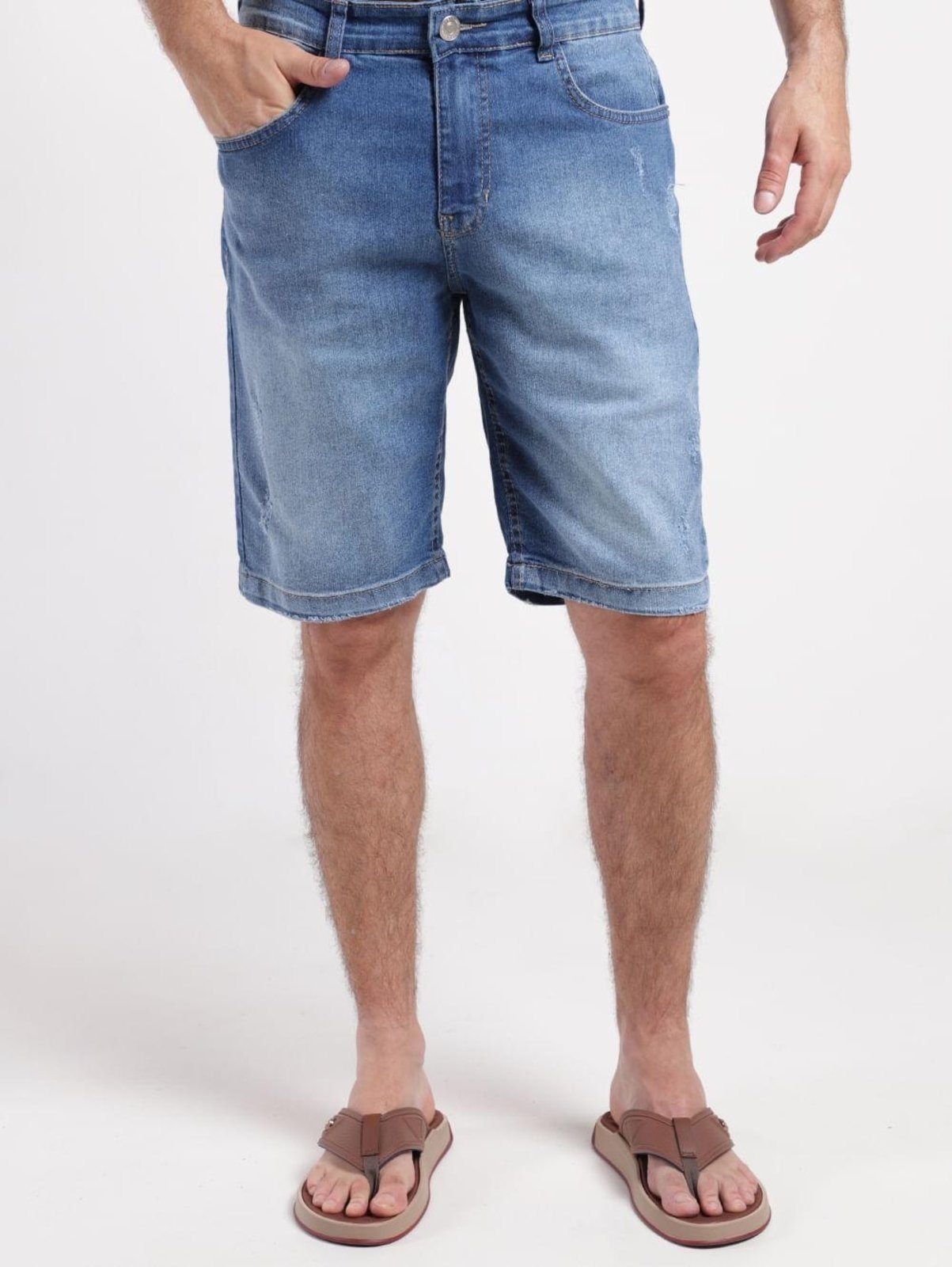 Imagem principal Bermuda Jeans Gangster Masculina Gangster azul