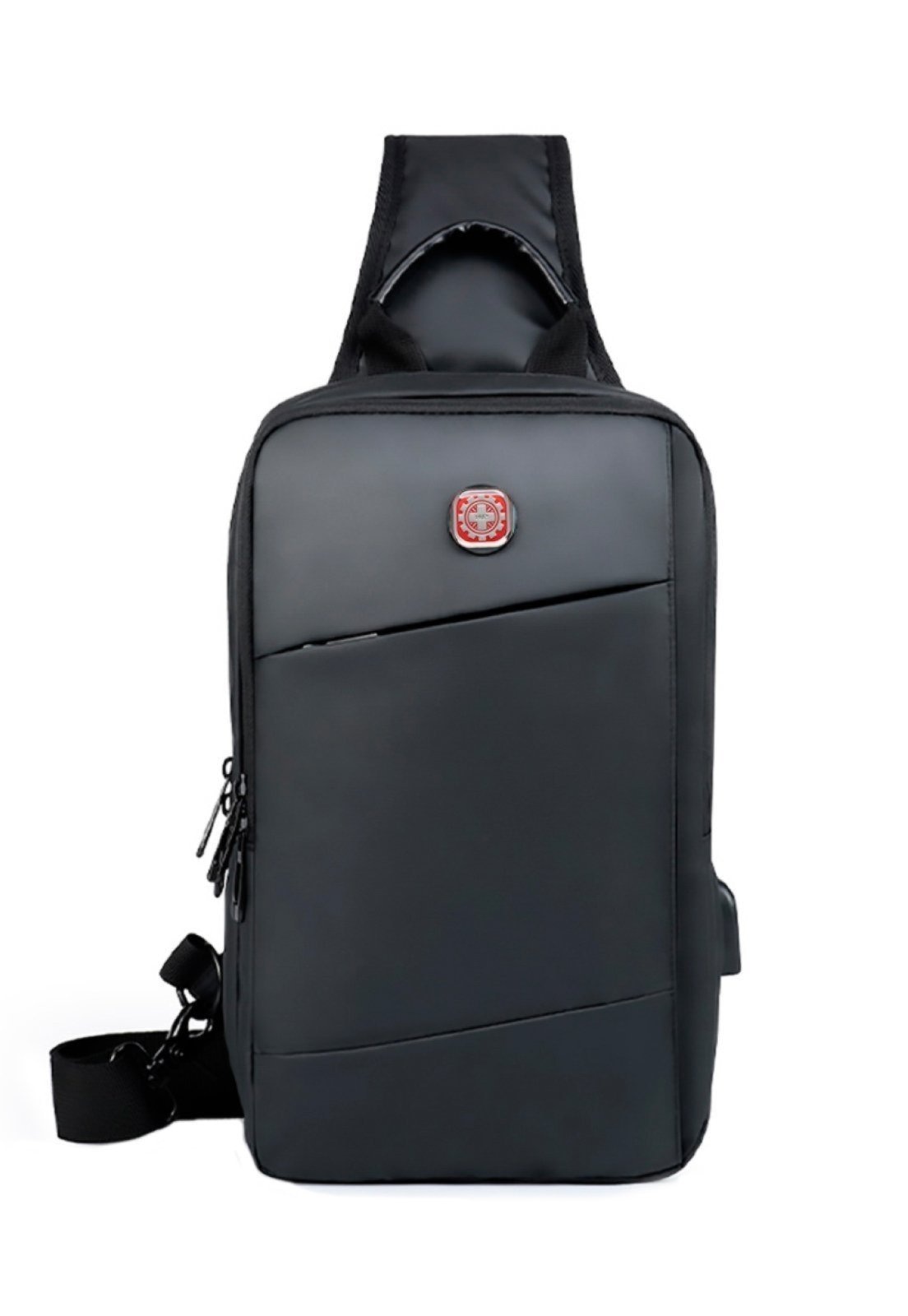 Imagem principal Shoulder Bag Crossgear Transversal Antifurto Impermeável Usb PRETA Crossgear preto