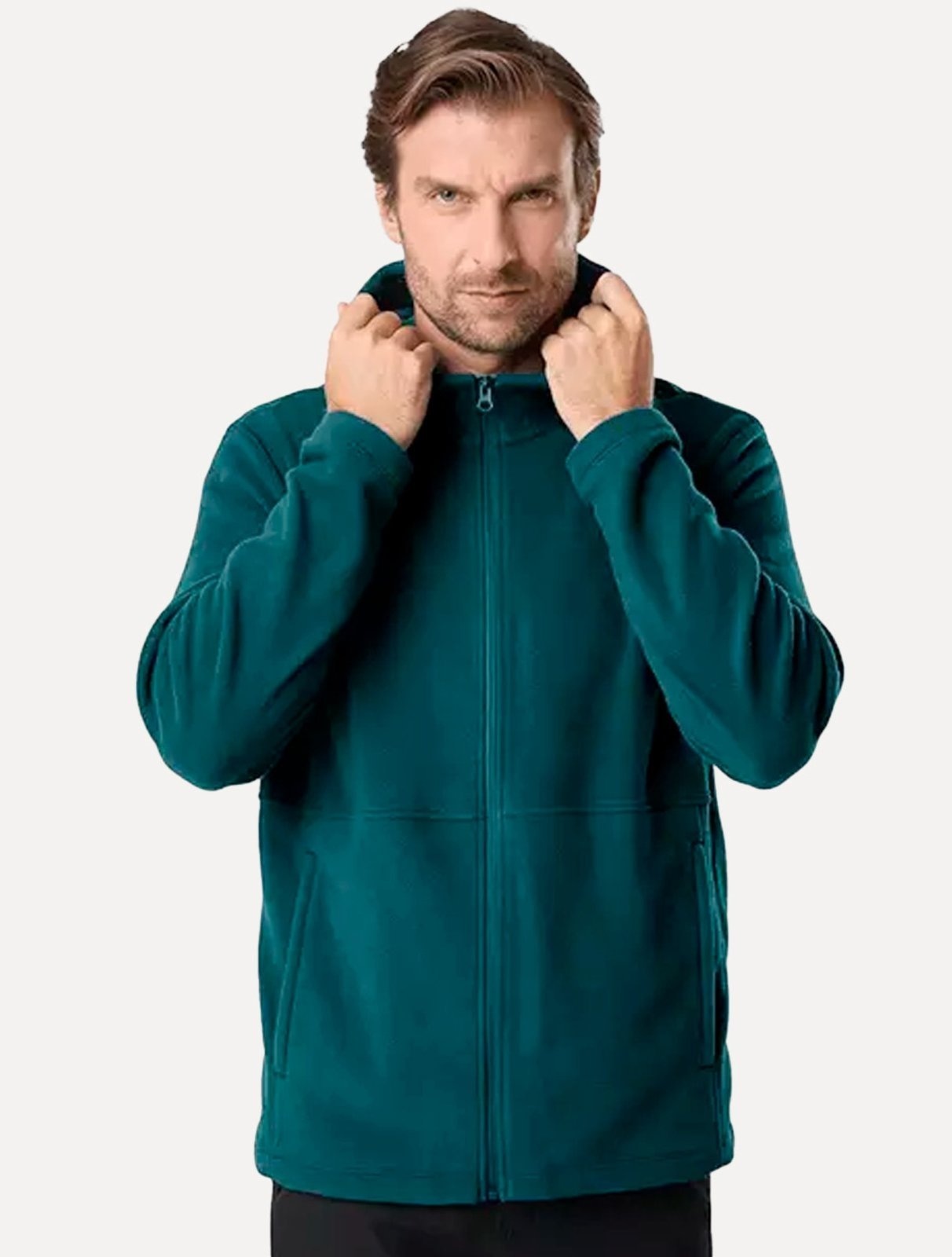 Imagem principal Blusa The North Face Masculina Fleece Glacier Full Zip Com Capuz TNF Petróleo The North Face azul