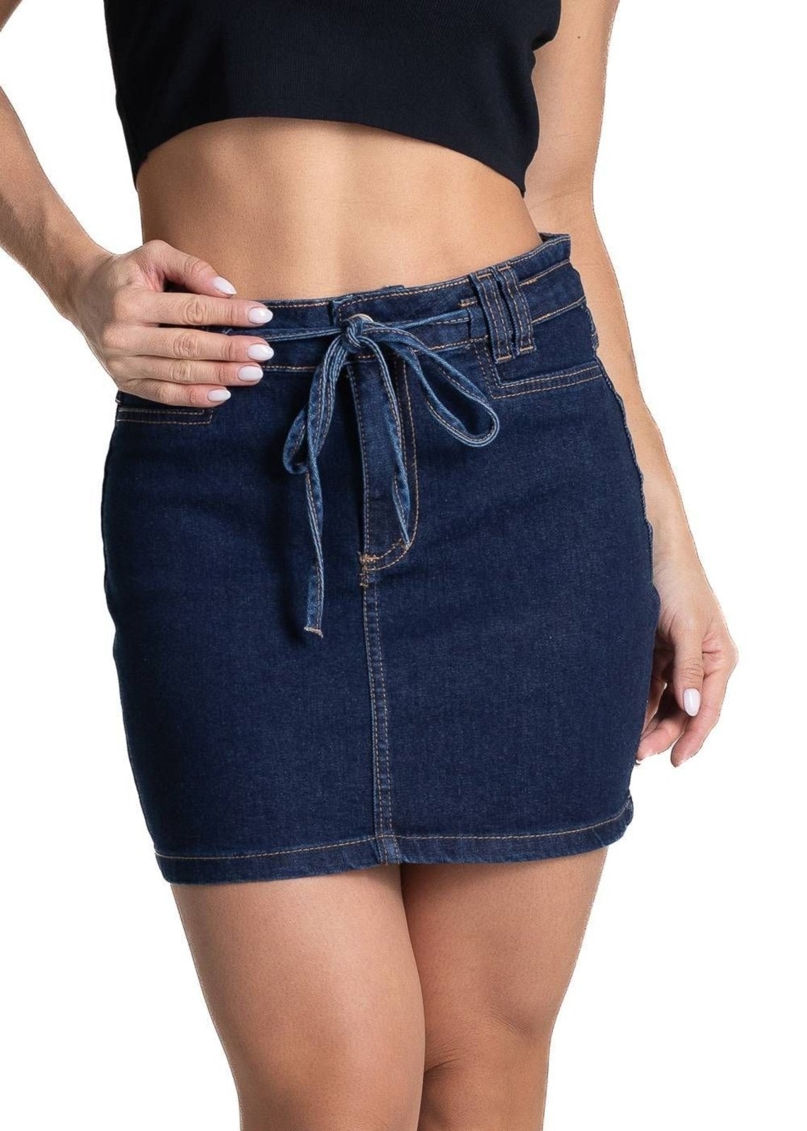 Imagem principal Saia Jeans Sawary - 280747 Sawary azul