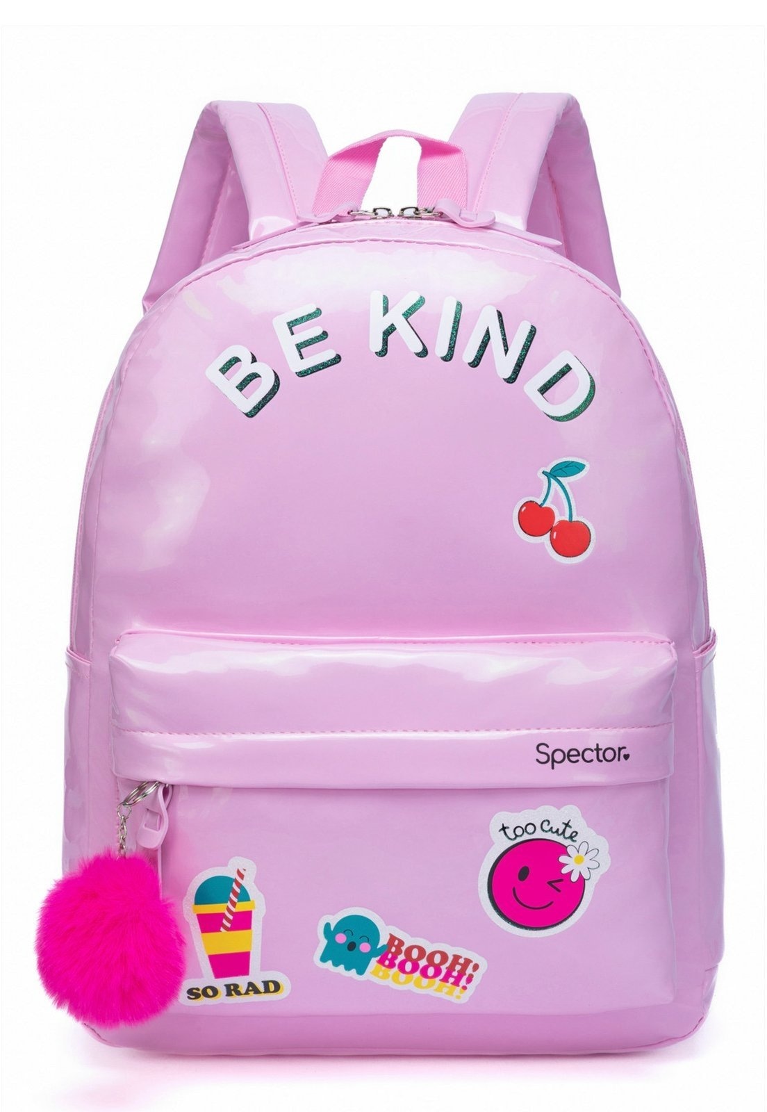Imagem principal Infantil - Mochila Bolsa Escolar Feminina Spector Espaçosa Resistente Spector rosa