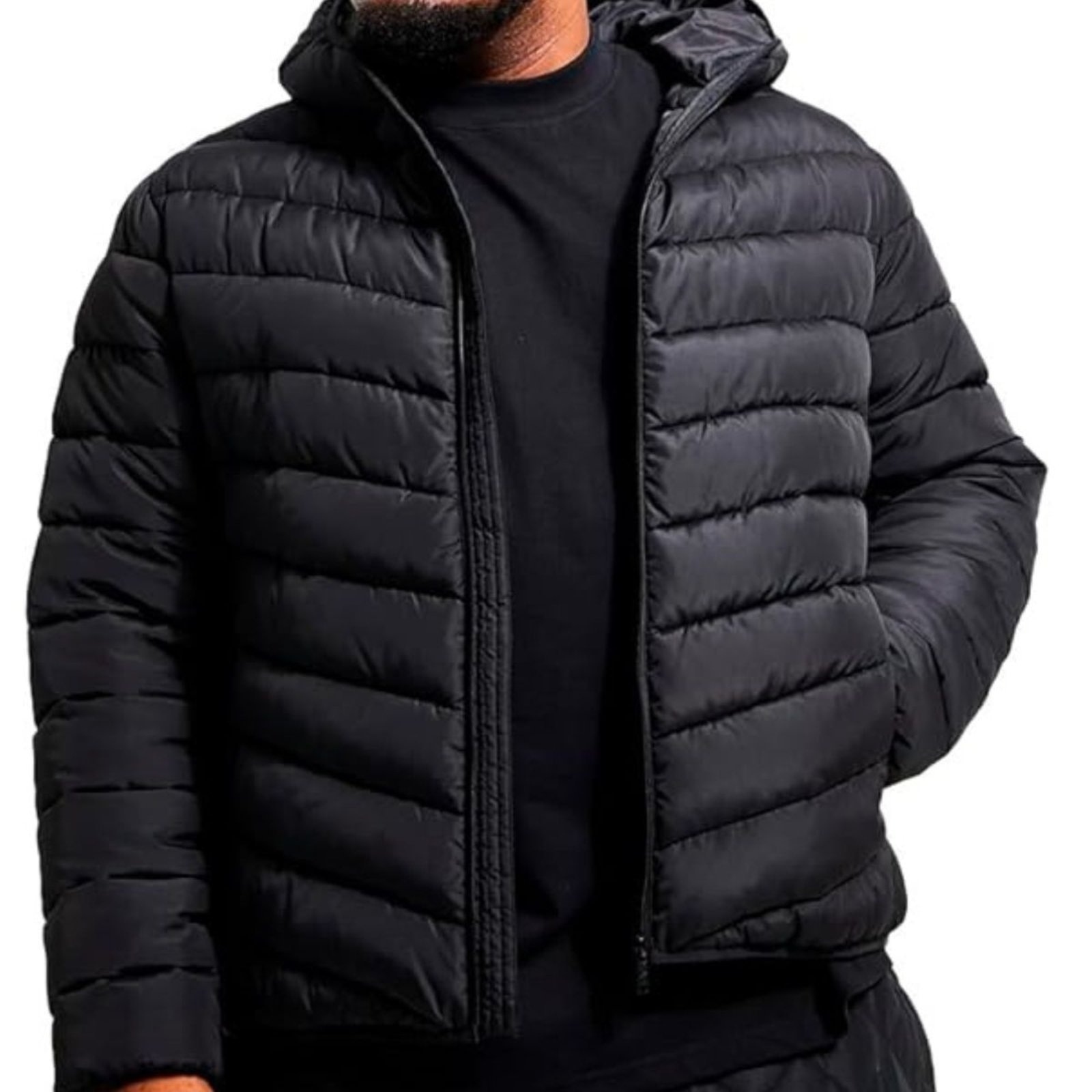 Imagem principal Jaqueta Vih Triny Masculina Puffer Plus Size Oversize Moda Plus Size Vih Triny preto