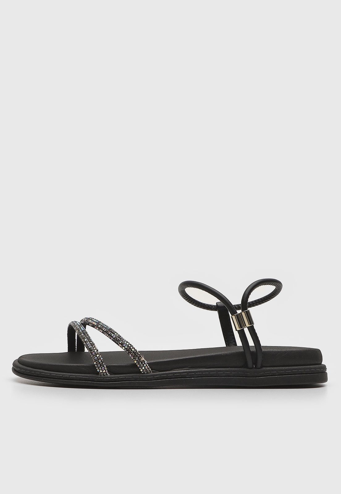 Imagem principal Sandália Beira Rio Tira Hotfix Preta BEIRA RIO preto