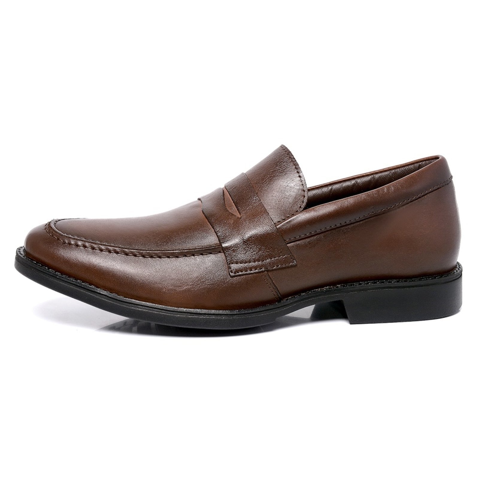 Imagem principal SAPATO LOAFER CASUAL COURO, PALMILHA EM GEL, FORRO DE COURO Ref. 9400 Cafe Mister Couros marrom