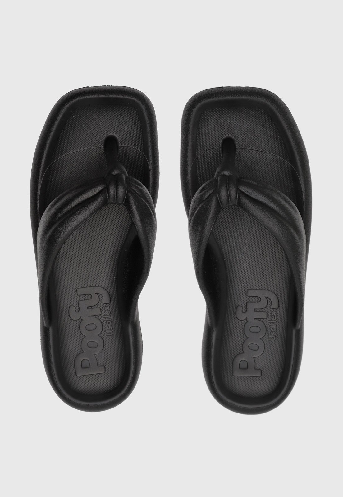 Imagem principal Chinelo Dedo Feminino Usaflex Poofy Preta Usaflex preto