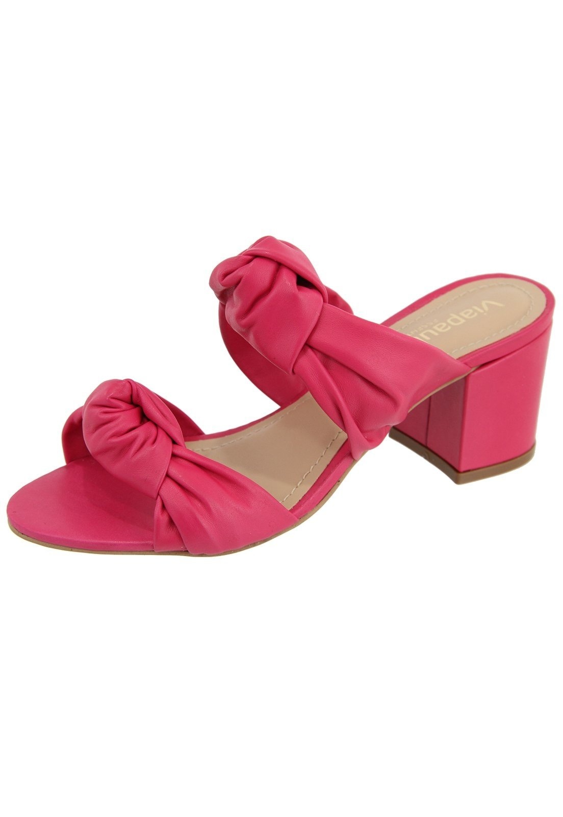 Imagem principal Sandalia Salto Grosso Couro Retta Berry Retta Shoes rosa