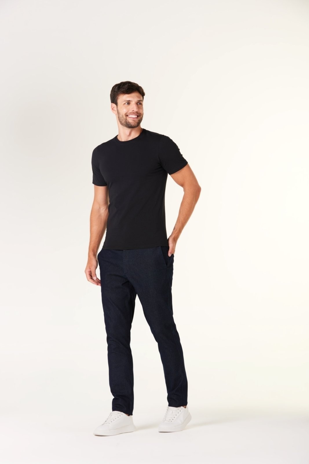 Imagem principal Calça Jeans Traymon Chino Slim Marinho Traymon azul marinho