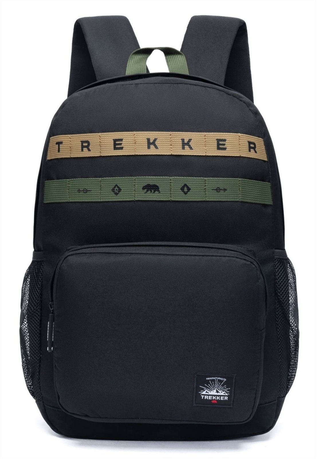 Imagem principal Mochila Casual Trekker Reforçada Espaçosa Escola Faculdade TREKKER preto