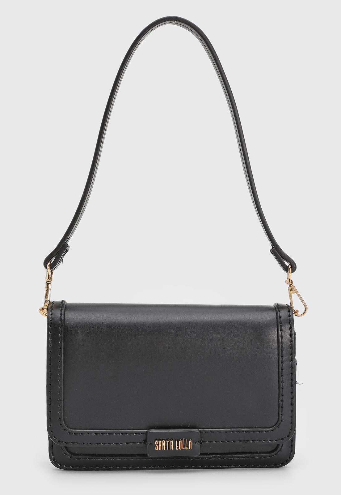Imagem principal Bolsa Média Feminina Santa Lolla Estruturada Preta Santa Lolla preto