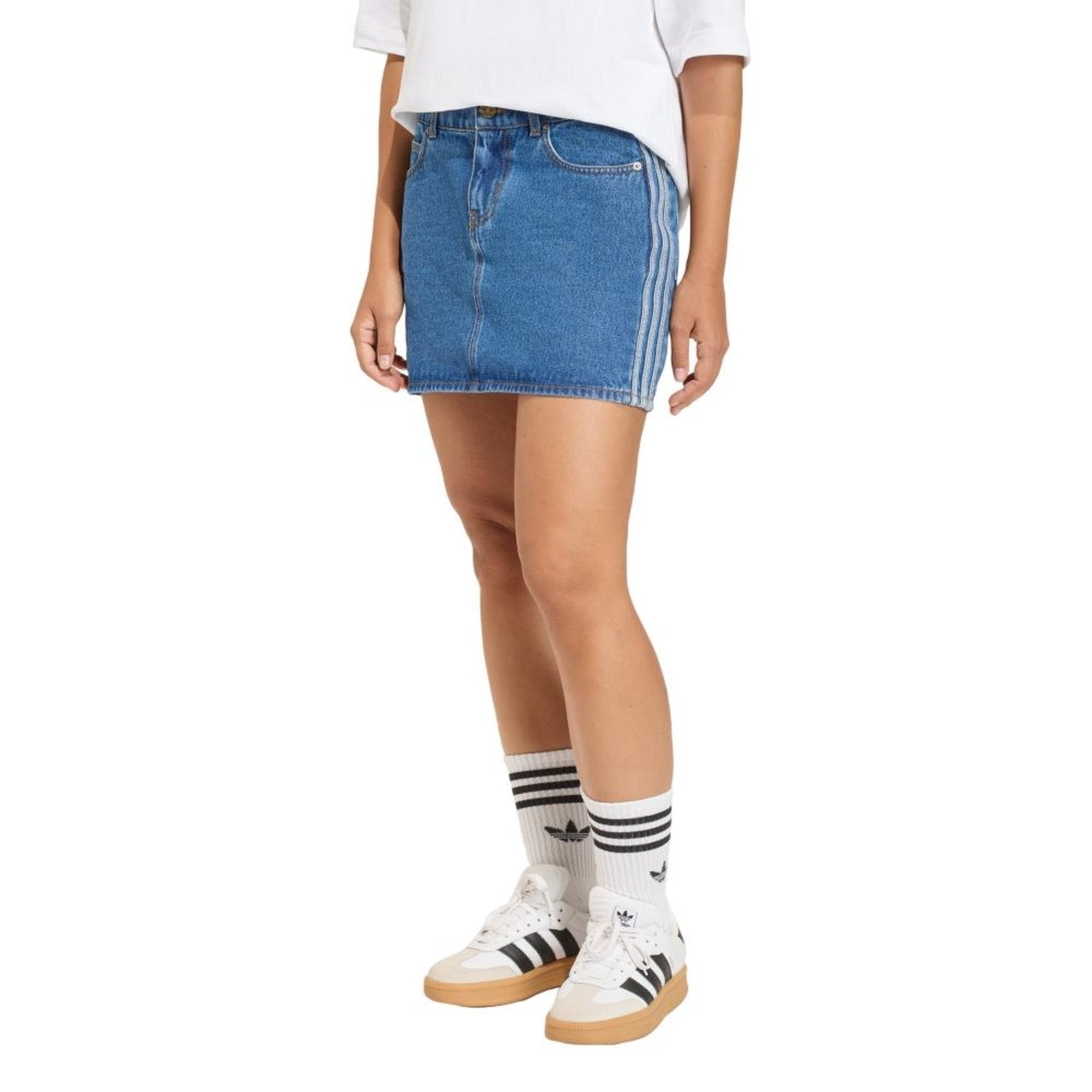 Imagem principal SAIA JEANS TRÊS LISTRAS adidas Originals Adidas azul