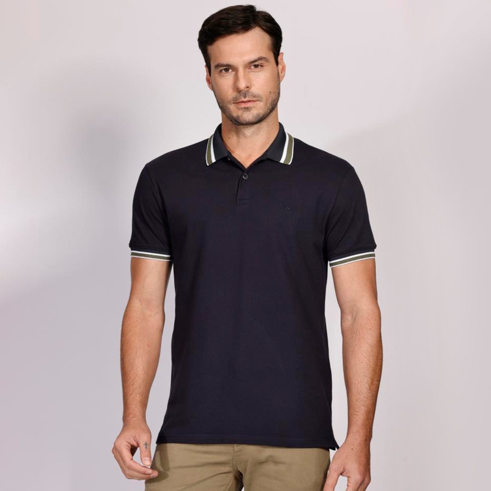 Imagem principal Camisa Polo Aramis Piquet Duplo Move Ve25 Marinho Masculino Aramis azul marinho