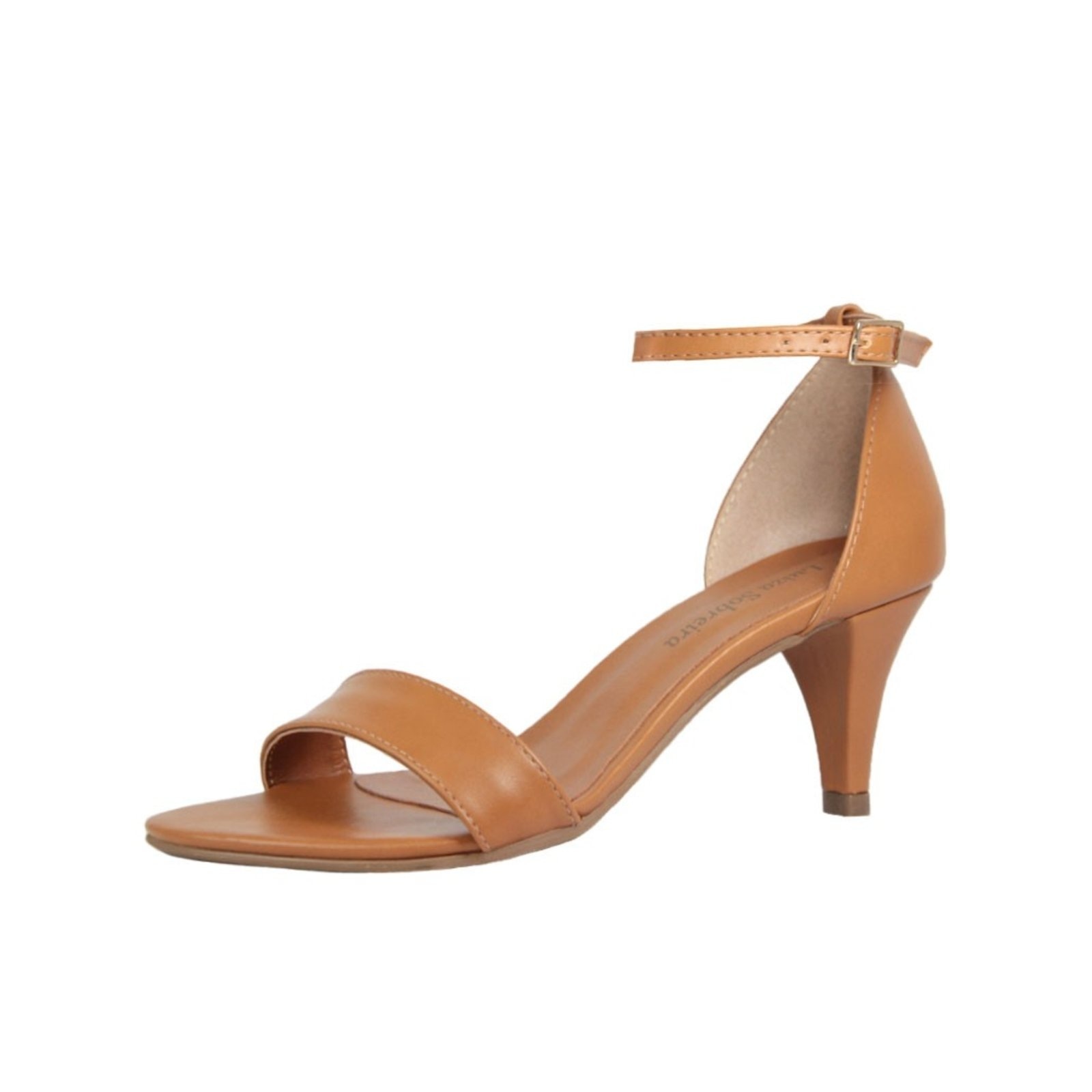 Imagem principal Sandália Salto Baixo Fino Luiza Sobreira Mod. 3002 Luiza Sobreira caramelo