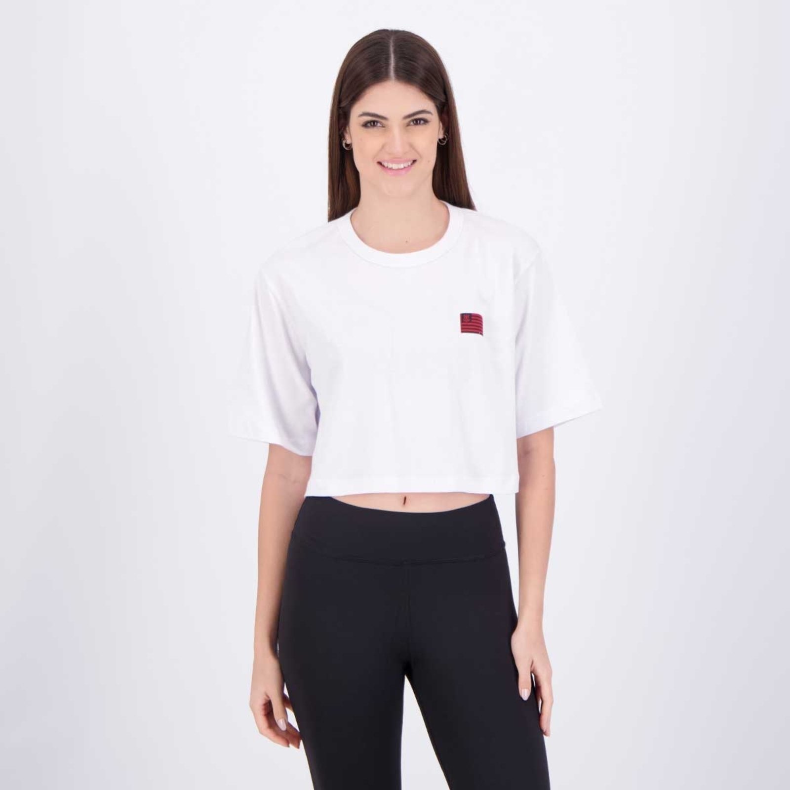 Imagem principal Cropped Flamengo Fervor Feminina Off White braziline branco white