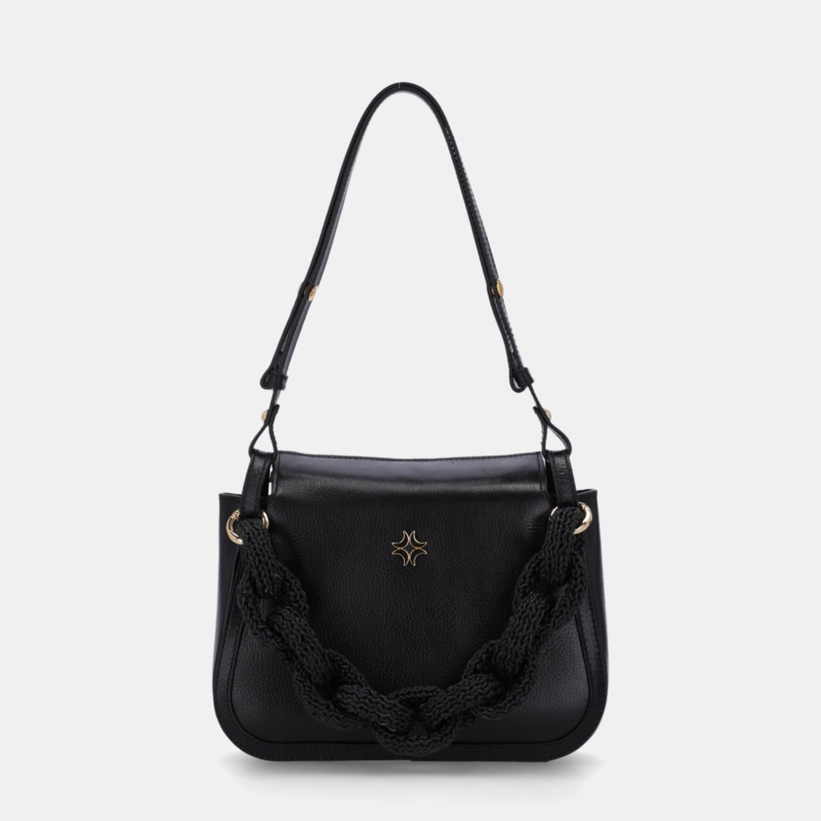 Imagem principal Bolsa Média Couro Luz Da Lua 2000018 Luz Da Lua Luz Da Lua preto