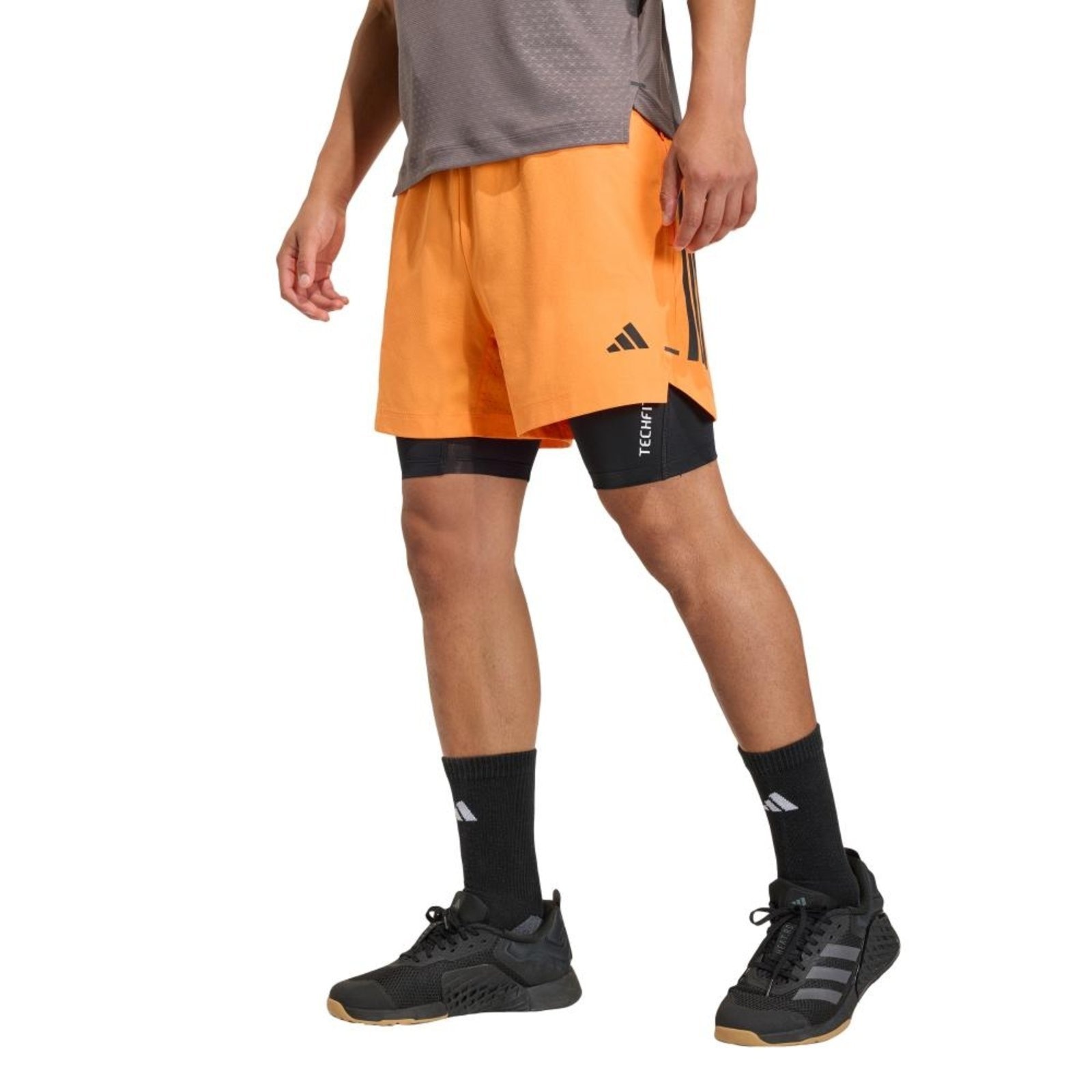 Imagem principal SHORTS D4T PrimeLift 3 TRÊS LISTRAS adidas Performance adidas performance laranja