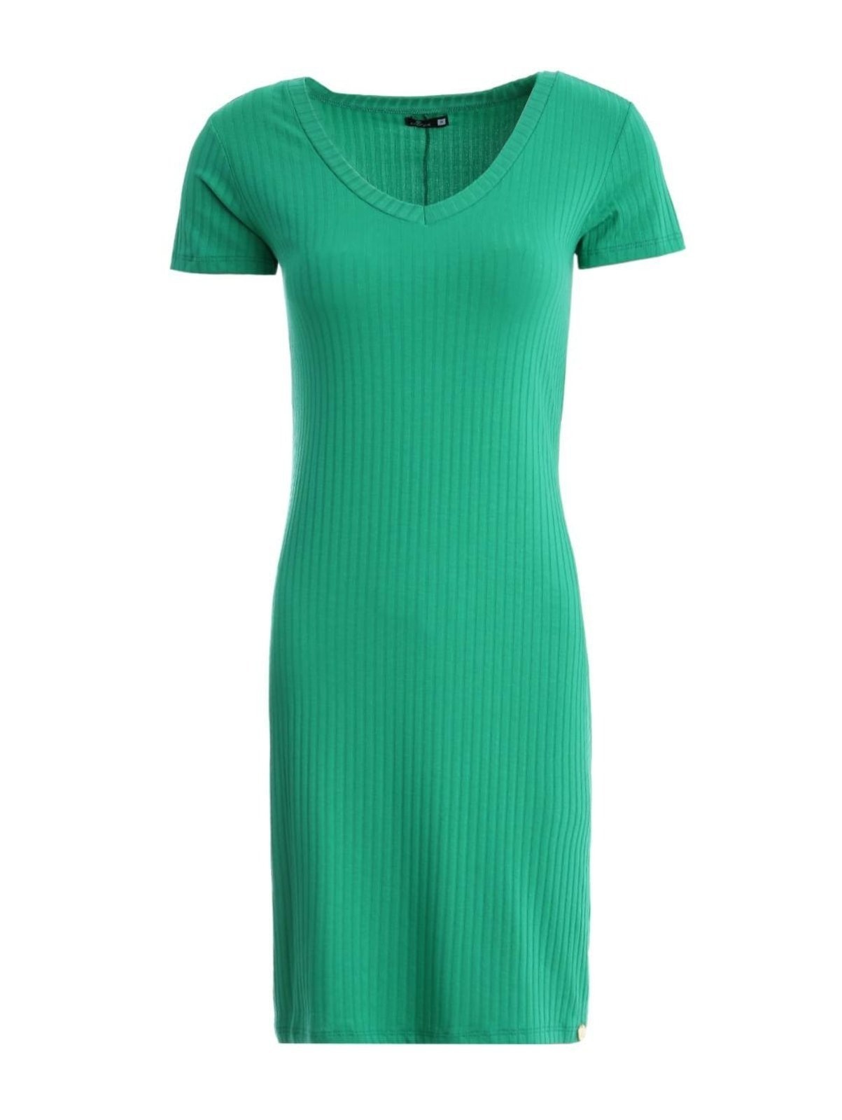 Imagem principal Vestido édio Canelado Autentique Feminino Autentique verde