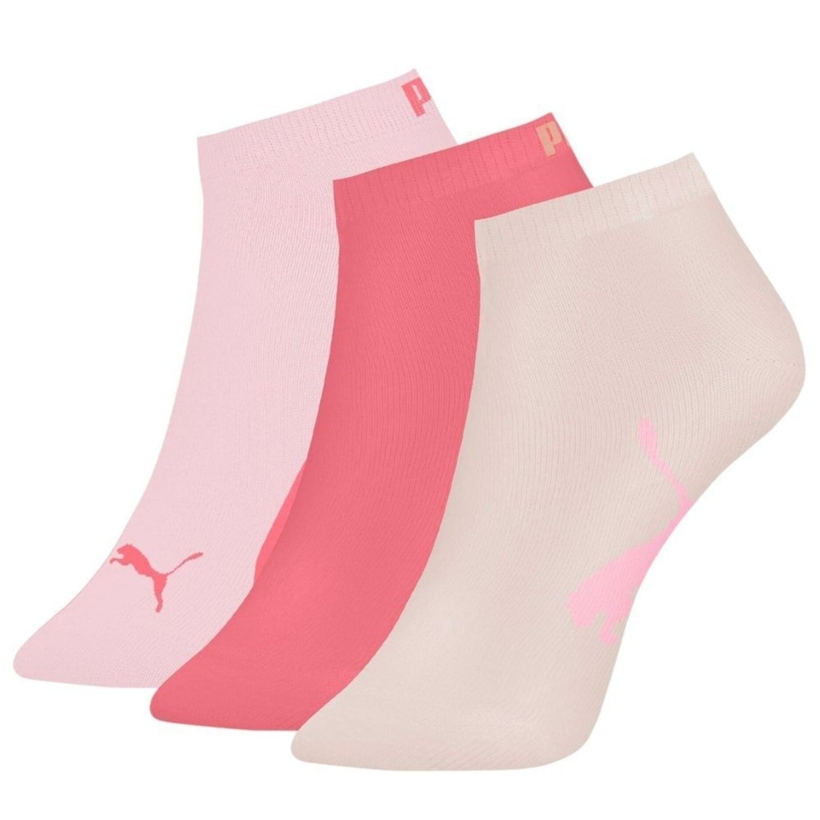 Imagem principal Kit 3 Pares De Meias Puma Sapatilha Feminina Puma rosa