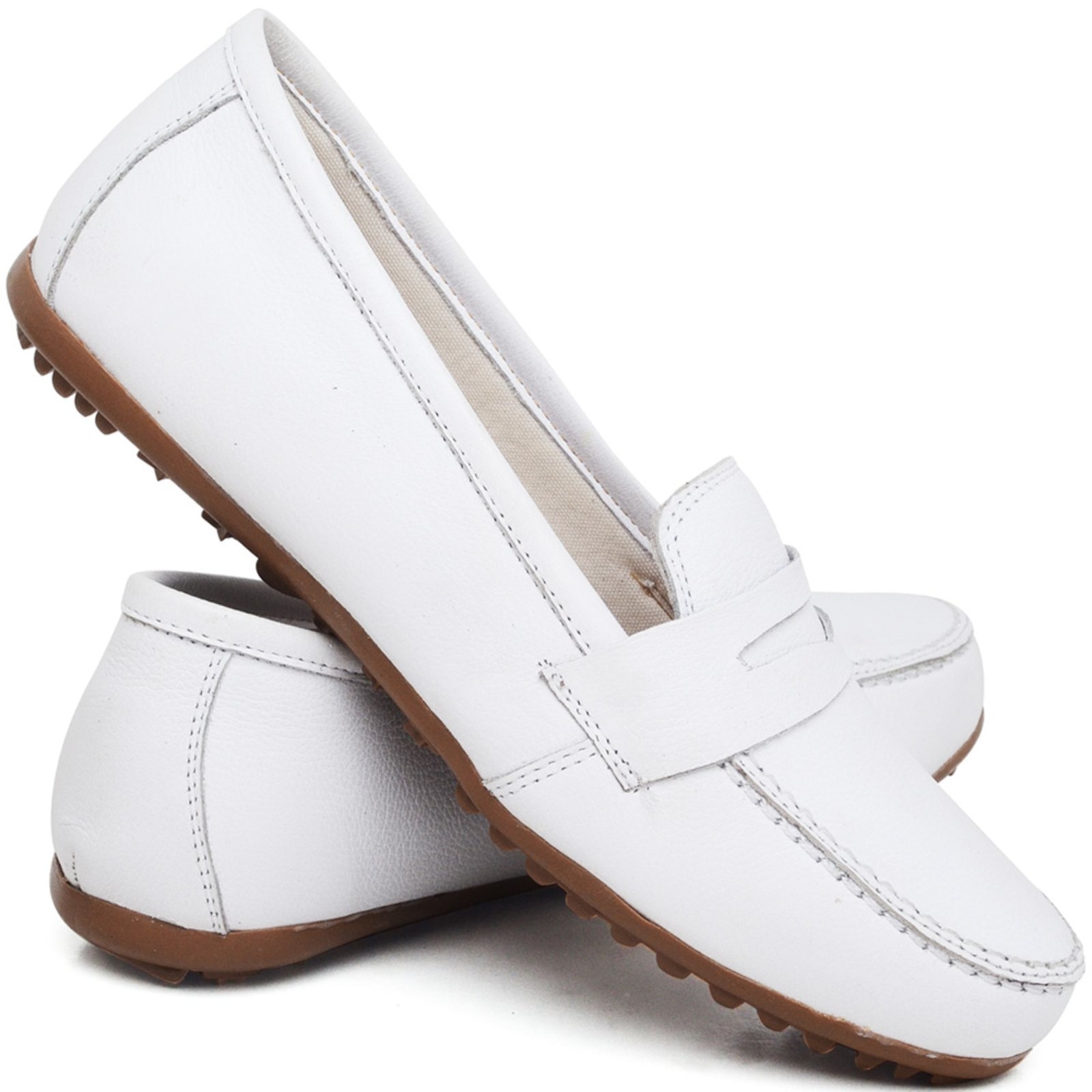 Imagem principal Sapato Mocassim Calçado Feminino Confort 512 Footworks branco