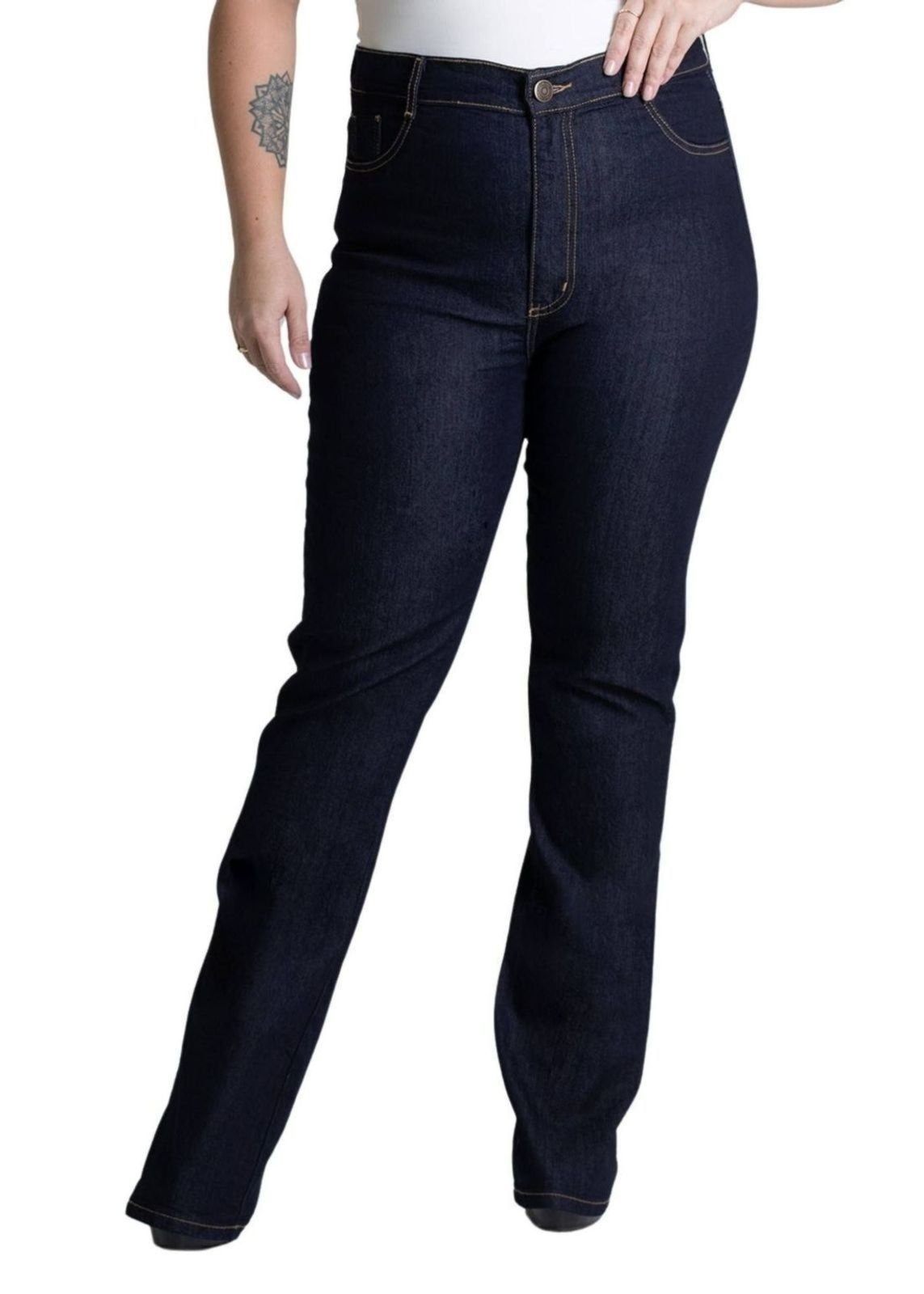 Imagem principal Calça Jeans Sawary Plus Size Bootcut - 275222 Sawary azul