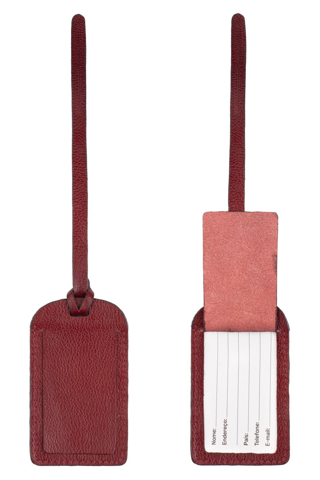 Imagem principal Tag Andrea Vinci De Viagem Em Couro Liso - Vermelha Andrea Vinci azul