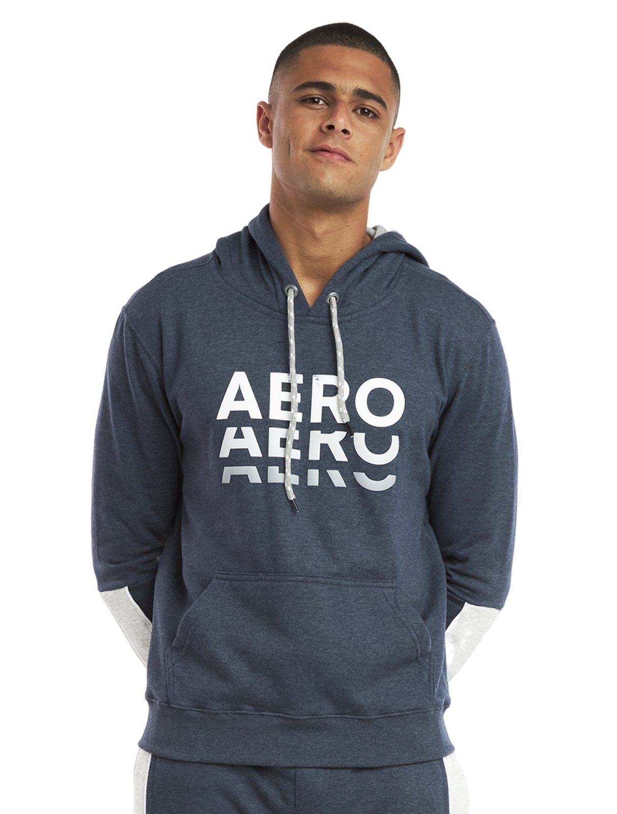Imagem principal Moletom Aeropostale Hoodie Aero Shadow Aeropostale azul marinho