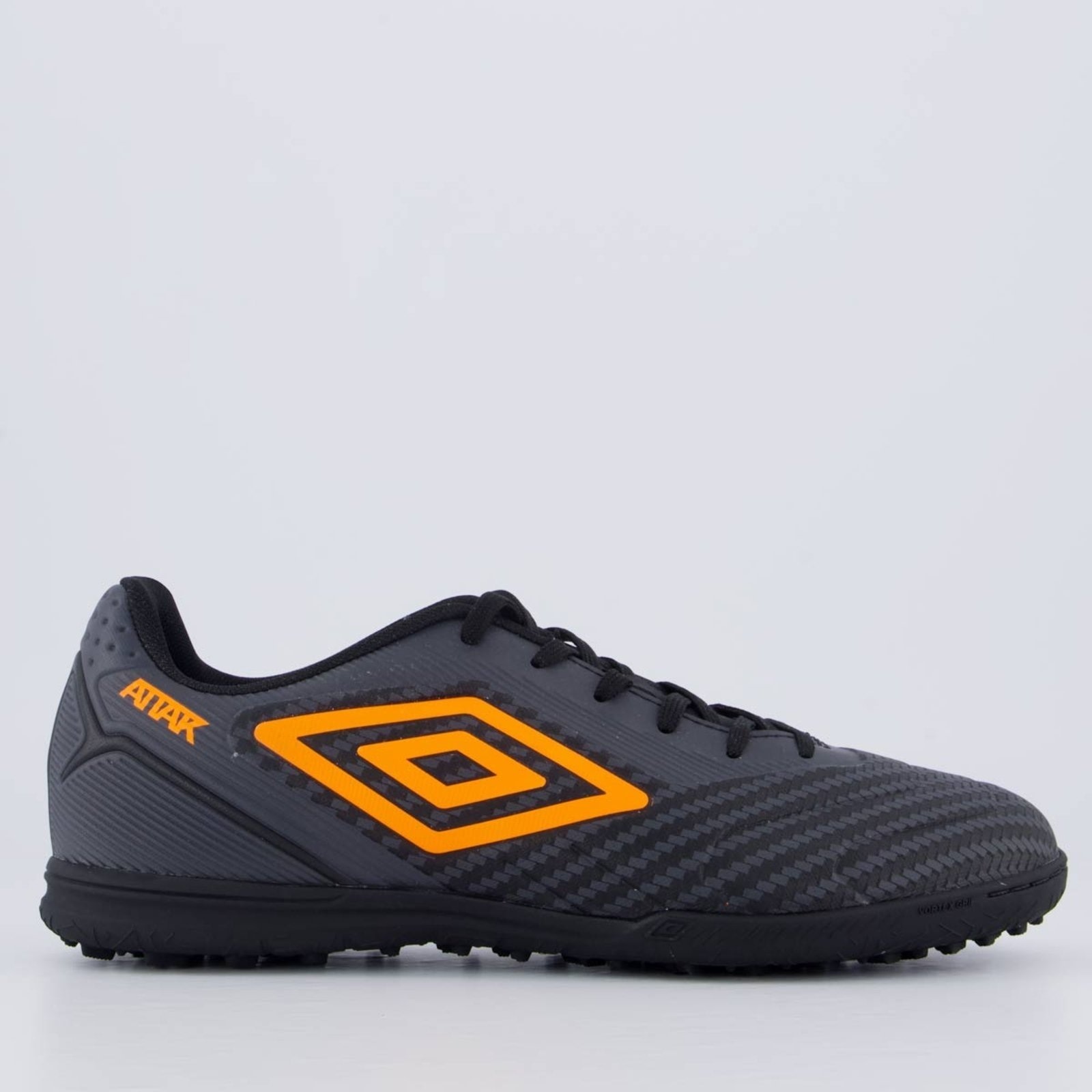 Imagem principal Chuteira Umbro Attak III Society Preta e Laranja Umbro preto