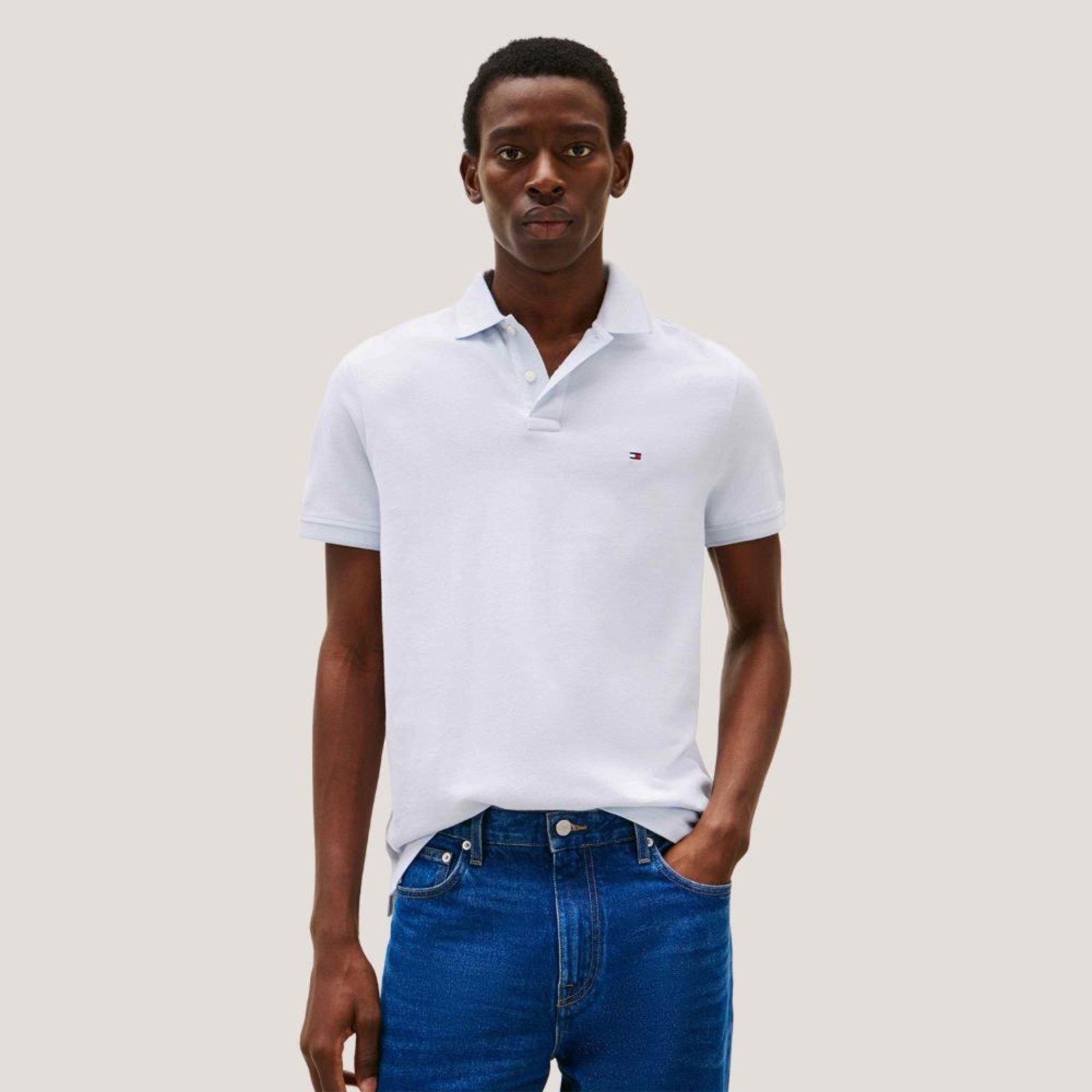 Imagem principal Polo Oxford Dois Tons Tommy Hilfiger incolor