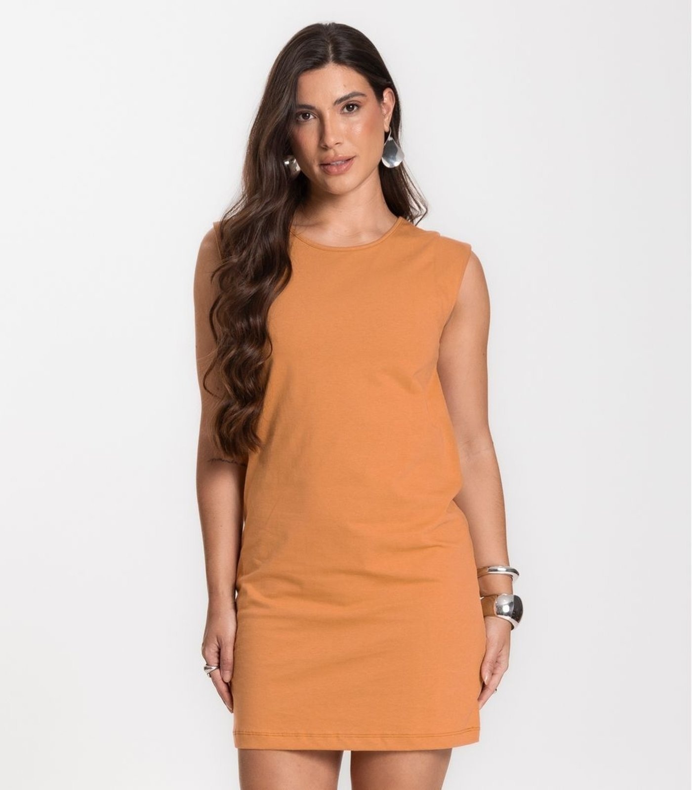 Imagem principal Vestido Liso Feminino Select Select marrom