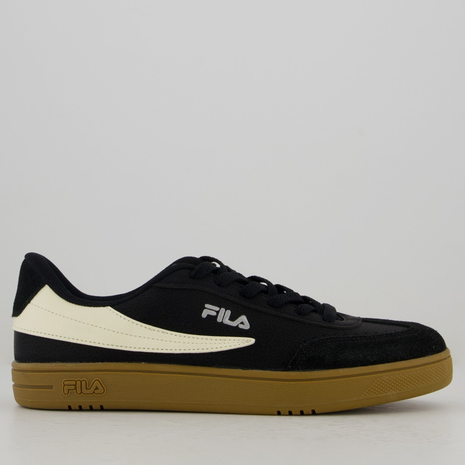 Imagem principal Tênis Fila Court 80 e Creme Fila preto